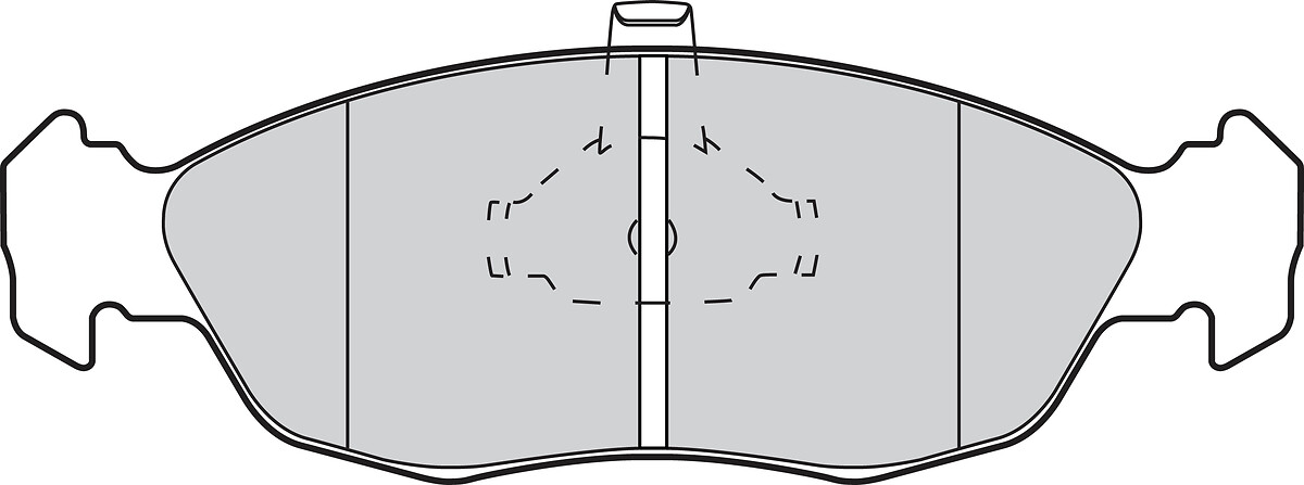Jeu de 4 plaquettes de frein VALEO ref. 301074